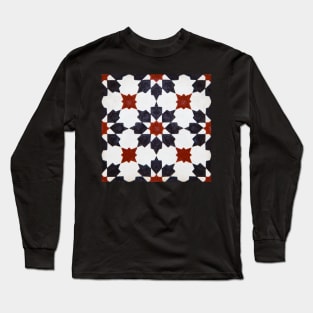 Moroccan Tile Pattern Long Sleeve T-Shirt